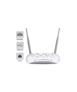 TP-LİNK TD-W9970 300M4Port VDSL2/ADSL2+ Modem Router